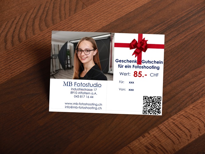 MB-Fotostudio Geschenkgutschein